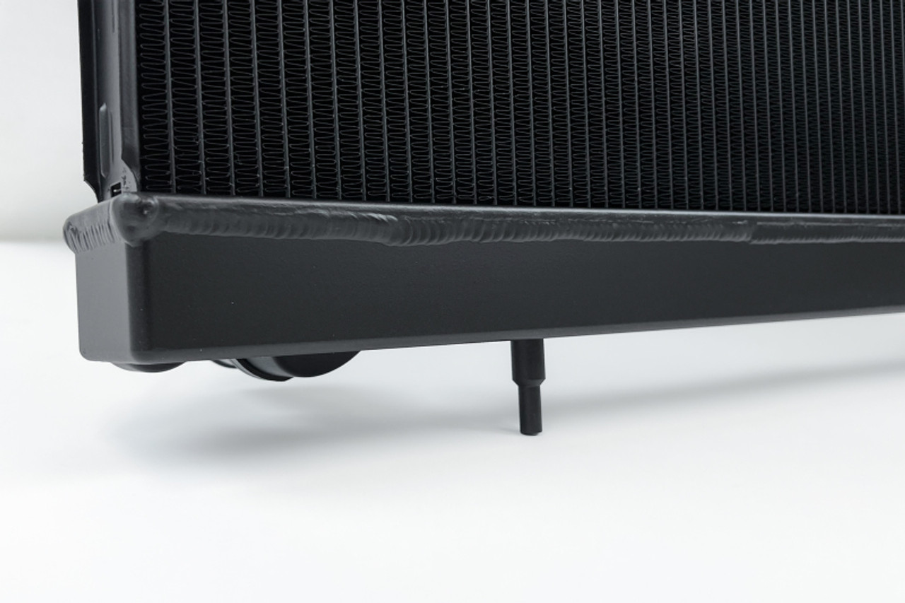 CSF Nissan R33 Skyline GT-R/GTS Full Billet Aluminum High-Performance Radiator - Black - 7219B