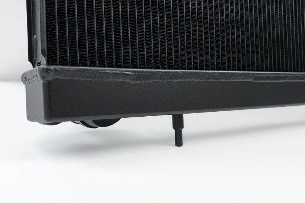 CSF Nissan R33 Skyline GT-R/GTS Full Billet Aluminum High-Performance Radiator - Black - 7219B