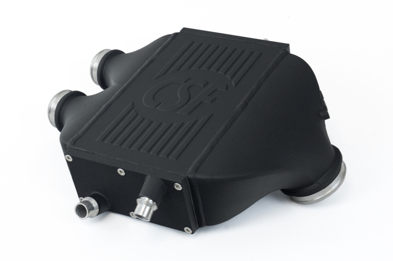 CSF 2014+ BMW M3/M4 (F8X) Top Mount Charge-Air-Cooler - Crinkle Black - 8082