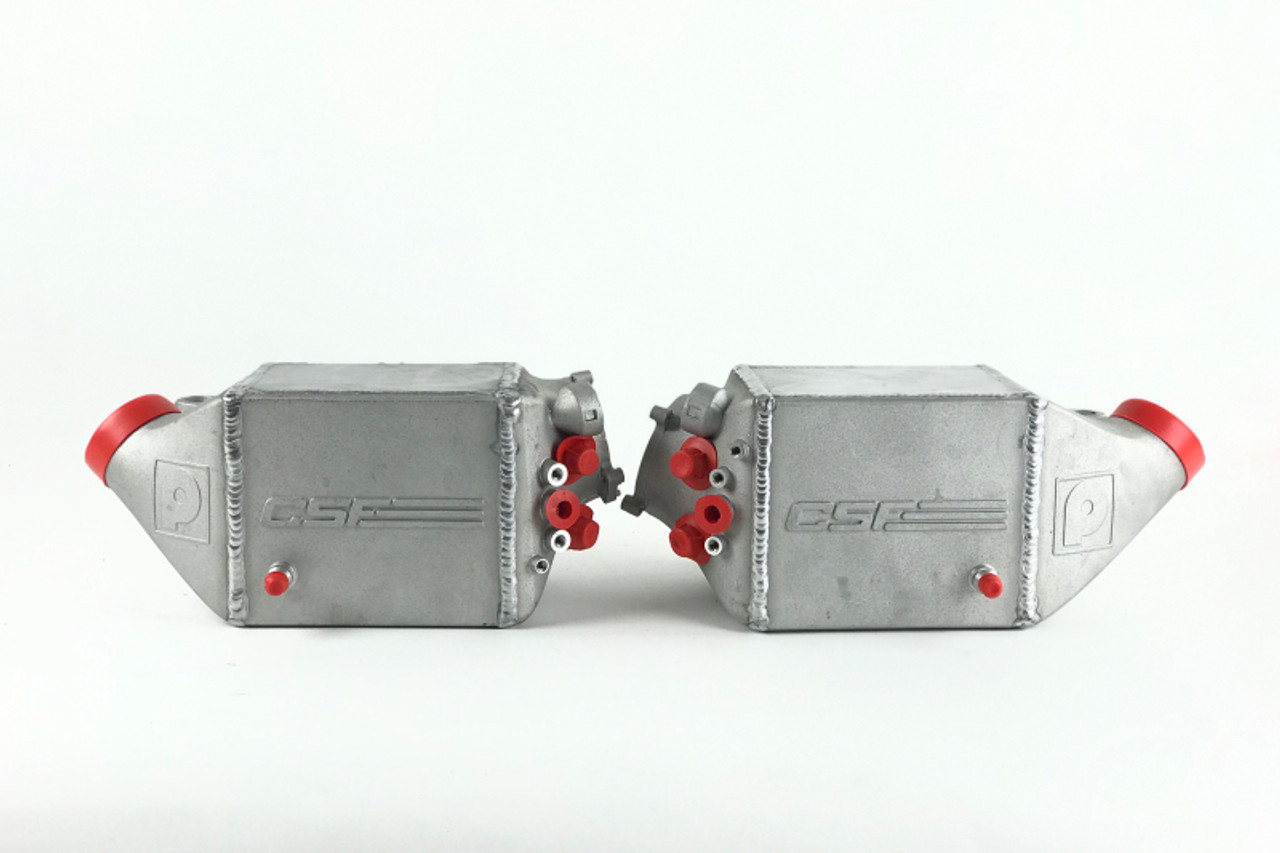 CSF 12-16 BMW M5 (F10) / 12-18 BMW M6 (F06/F12/F13) Twin Charge-Air-Cooler Set - Raw Finish - 8109R