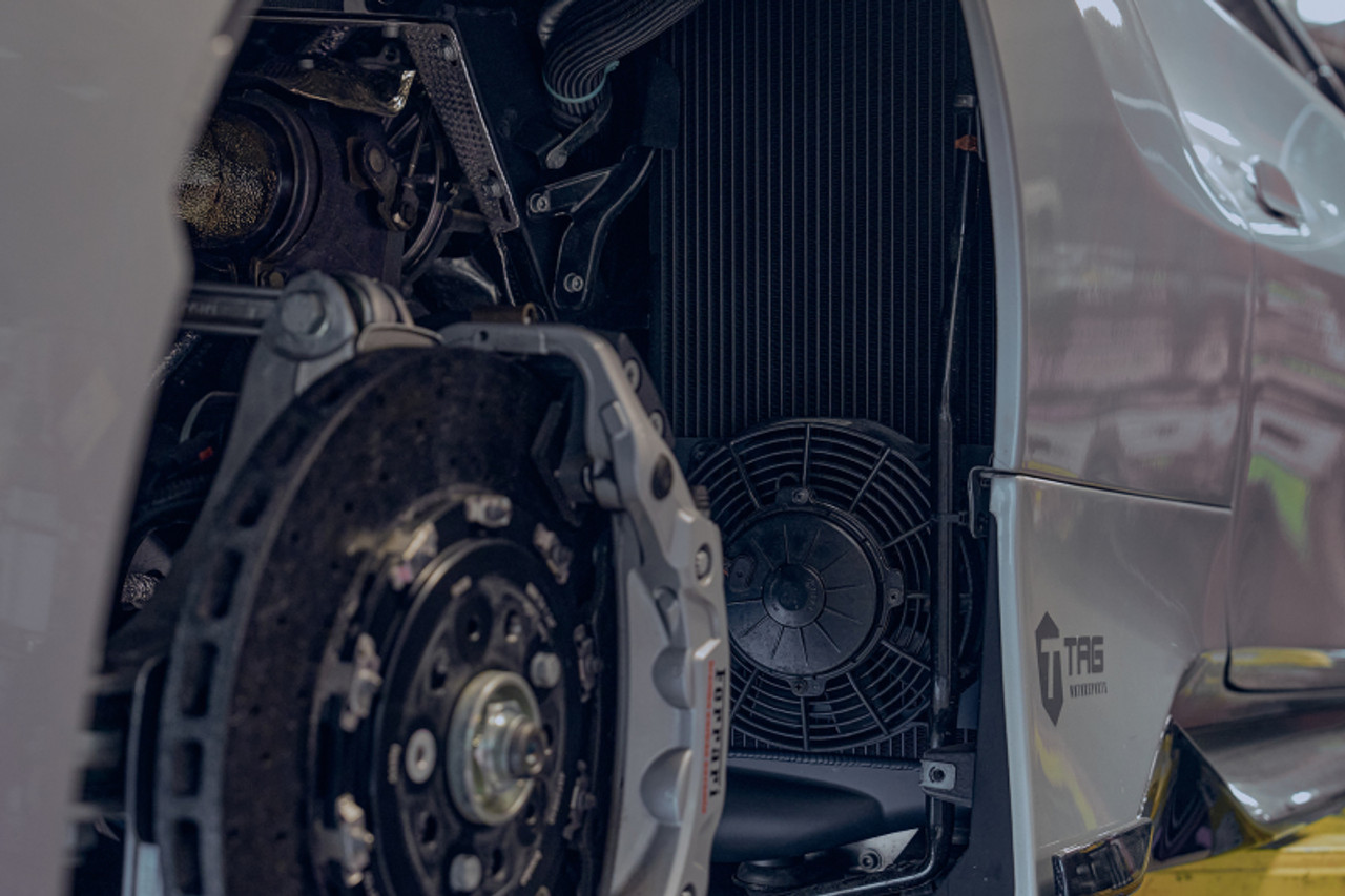 CSF 16-19 Ferrari 488 GTB/Spider 19-20 Pista High Performance Intercooler System - Black - 8210B