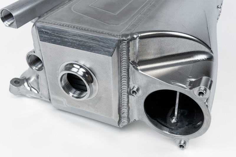 CSF Gen 2 B58 Race X Charge-Air-Cooler Manifold - Raw Billet Aluminum Finish - 8400