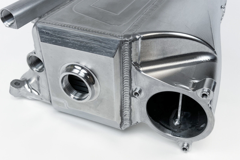 CSF Gen 2 B58 Race X Charge-Air-Cooler Manifold - Raw Billet Aluminum Finish - 8400