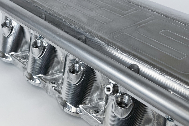 CSF Gen 2 B58 Race X Charge-Air-Cooler Manifold - Raw Billet Aluminum Finish - 8400