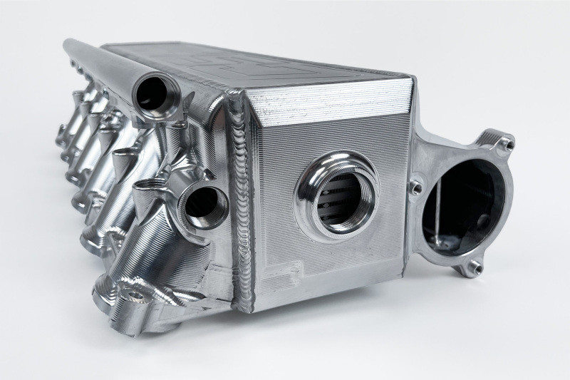 CSF Gen 2 B58 Race X Charge-Air-Cooler Manifold - Raw Billet Aluminum Finish - 8400