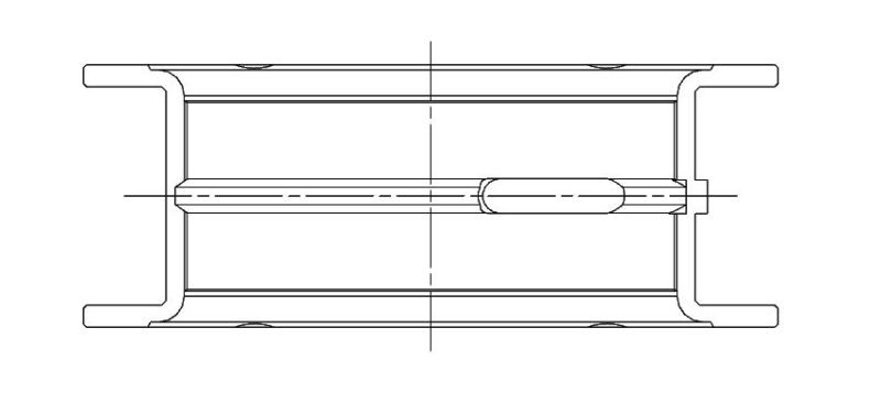 ACL Ford 4 2300cc OHV Twin Cam (Dual Spark Plug) .010in Oversized High Performance Main Bearing Set - 5M1743H-10