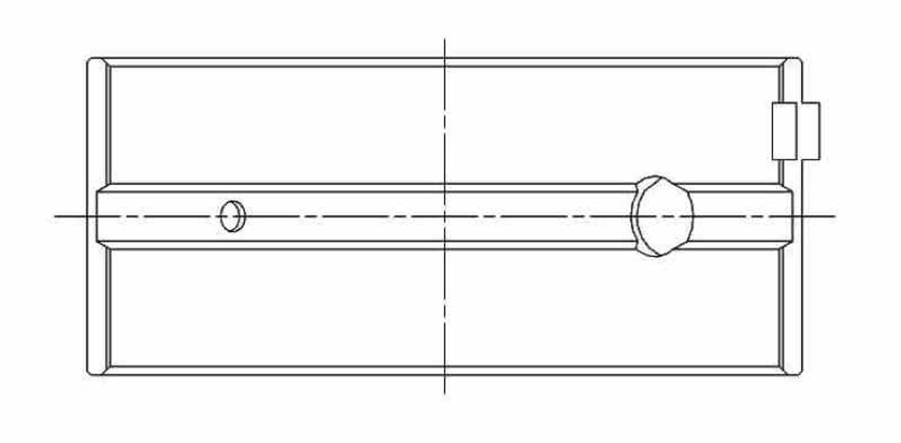 ACL Ford 4 1500-1600cc OHVTwin Cam Standard Size High Performance Main Bearing Set - 5M2152HX-STD