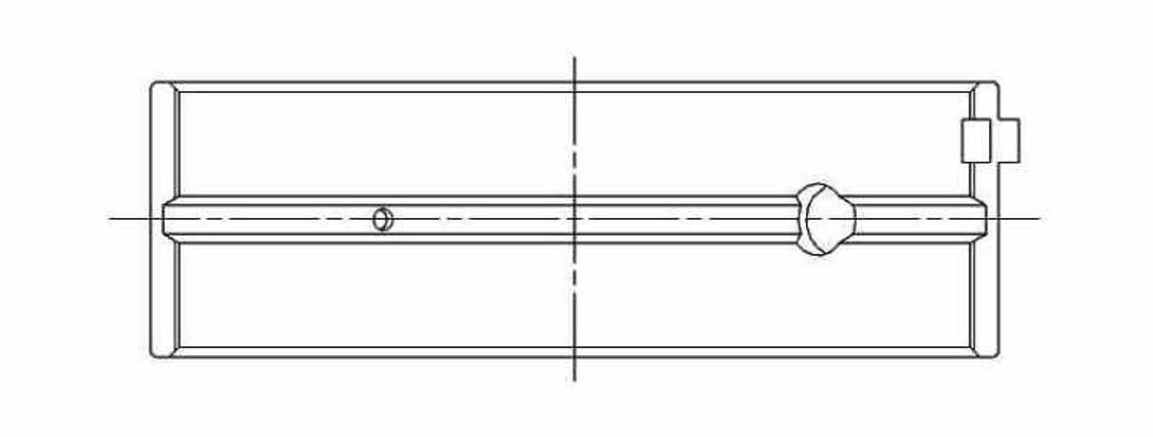 ACL Nissan SR20DE/DET (2.0L) 0.25 Oversized High Performance Main Bearing Set - CT-1 Coated - 5M2964HC-.25