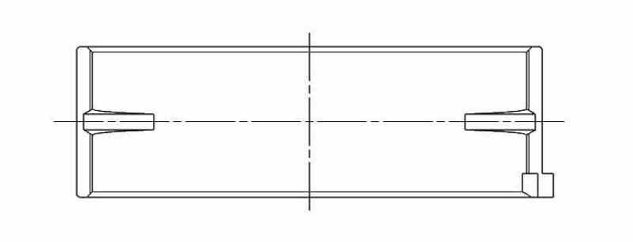 ACL Nissan SR20DE/DET (2.0L) 0.25 Oversized High Performance Main Bearing Set - CT-1 Coated - 5M2964HC-.25