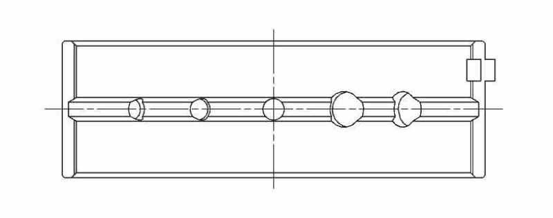 ACL Nissan SR20DE/DET GTiR Standard Size High Performance Main Bearing Set - 5 oil holes in upper - 5M2975H-STD