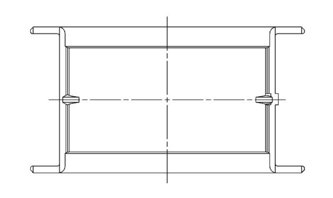 ACL Chevy 265/283/302/327 Standard Size Main Bearing Set - CT-1 Coated - 5M429HC-STD
