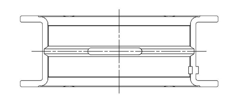 ACL Ford 221/255/260/289/302 Windsor 5.0L .010 Oversized Size Main Bearing Set - CT-1 Coated - 5M590HC-10