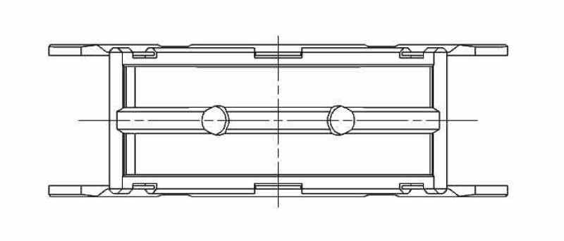 ACL 03+ Ford/Mazda 4 2.0L/2.3L DOHC Duratec Standard Size Race Series Main Bearing Set - 5M8174H-STD