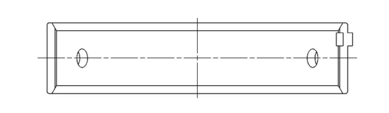 ACL Subaru EJ20/EJ22/EJ25 (For Thrust in #3 Position) 0.25mm Oversized High Performance Main Bearing - 5M8297H-.25