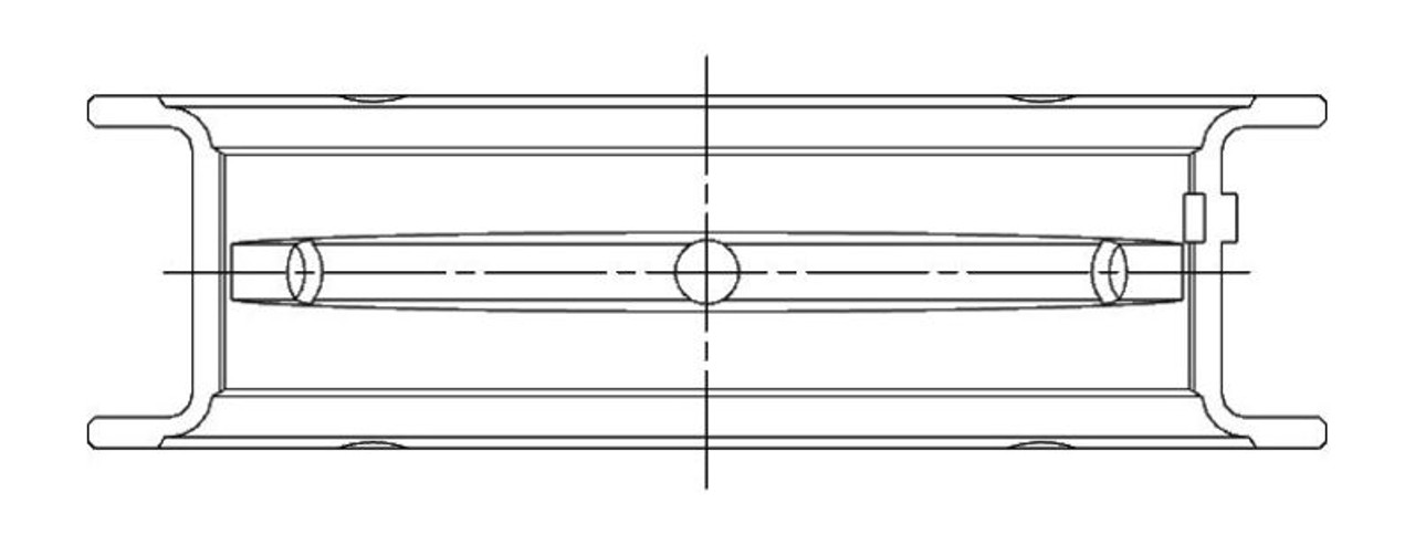 ACL Subaru EJ20/EJ22/EJ25 (For Thrust in #3 Position) 0.25mm Oversized High Performance Main Bearing - 5M8297H-.25