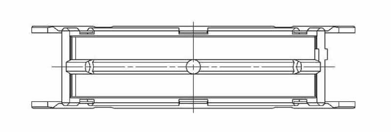 ACL Subaru FA20 Standard Size Main Bearing Set w/ +.005in OD - 5M8312HO/S5-STD