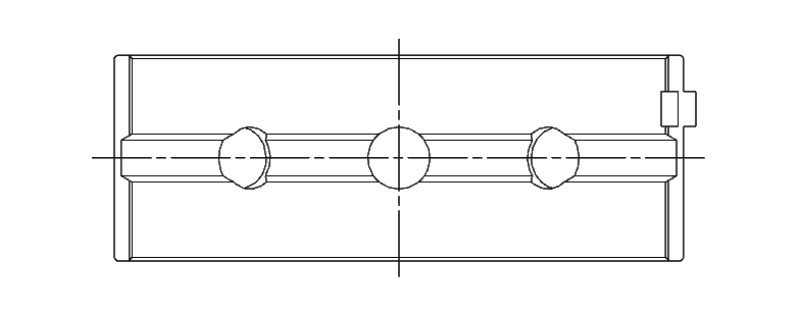 ACL Toyota 1RZ, 2RZ, 2TZ, 3RZ Inline 4 .25mm Oversized High Performance Main Bearing Set - 5M8378H-.25