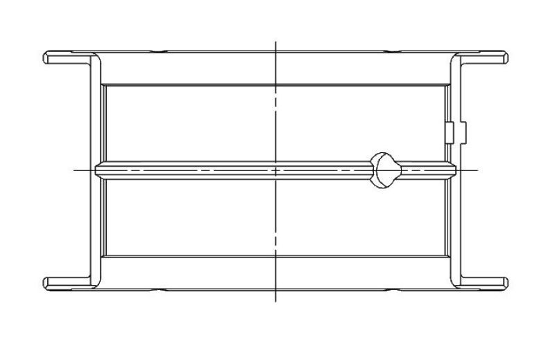 ACL Chev. V8 267-305-327-350 Race Series Engine Crankshaft Main Bearing Set - 5M909H-09
