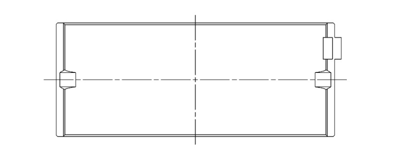 ACL Nissan L20/L24/L28 1998cc/2393cc/2753cc 6cyl 0.25 Oversized High Performance Main Bearing Set - 7M1172H-.25
