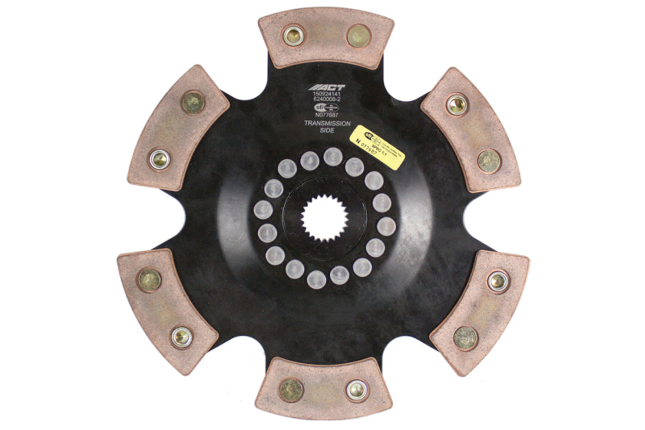 ACT 2015 Ford Focus 6 Pad Rigid Race Disc - 6240008-2