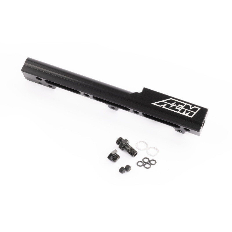 AEM 99-00 Honda Civic Si Black Fuel Rail - 25-103BK