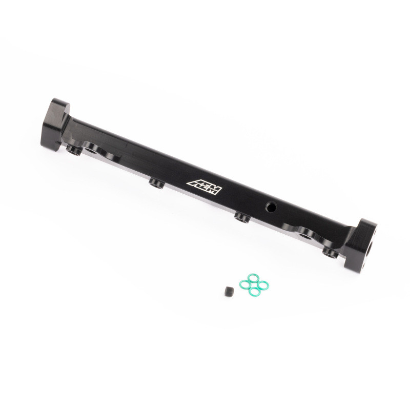 AEM 03-06 Evo 8 & 9 Black Fuel Rail - 25-131BK