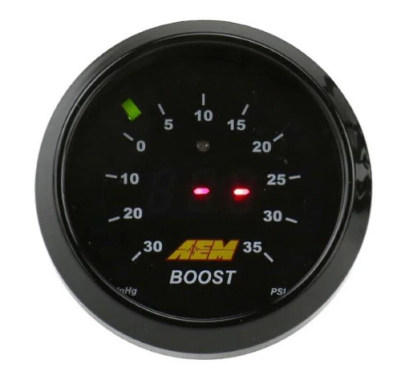 AEM 52mm Boost Digital Gauge -30-35psi - 30-4406