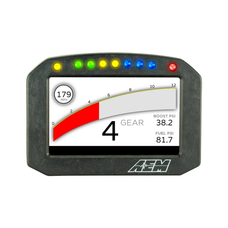 AEM CD-5L Carbon Logging Flush Digital Dash Display - 30-5601F Photo - out of package