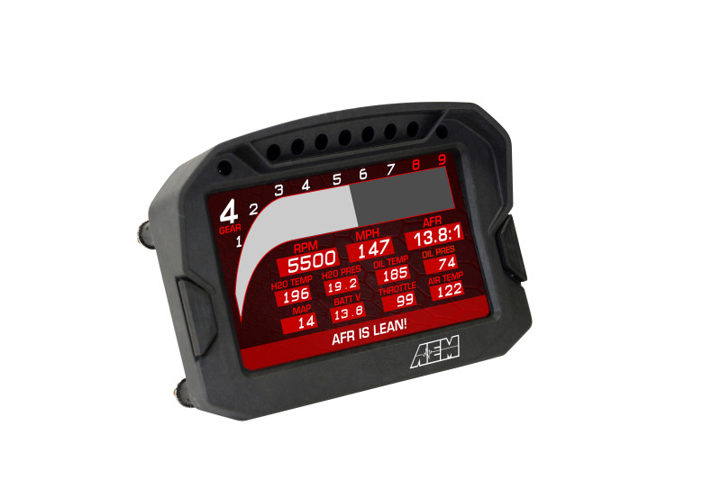 AEM CD-5G Carbon Digital Dash Display w/ Interal 10Hz GPS & Antenna - 30-5602