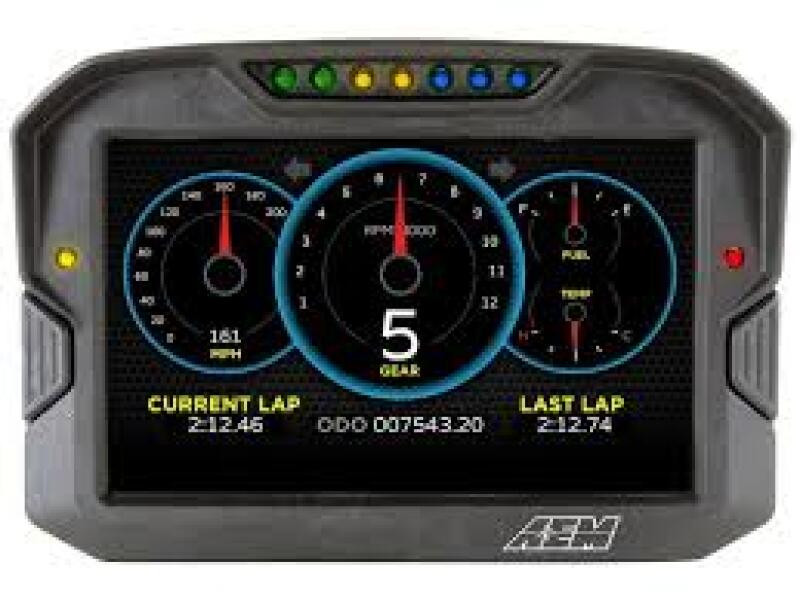 AEM CD-7 Logging Race Dash Carbon Fiber Digital Display (CAN Input Only) - 30-5701