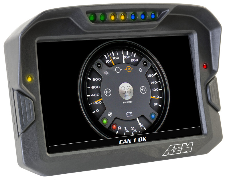 AEM CD-7 Logging GPS Enabled Race Dash Carbon Fiber Digital Display w/o VDM (CAN Input Only) - 30-5703