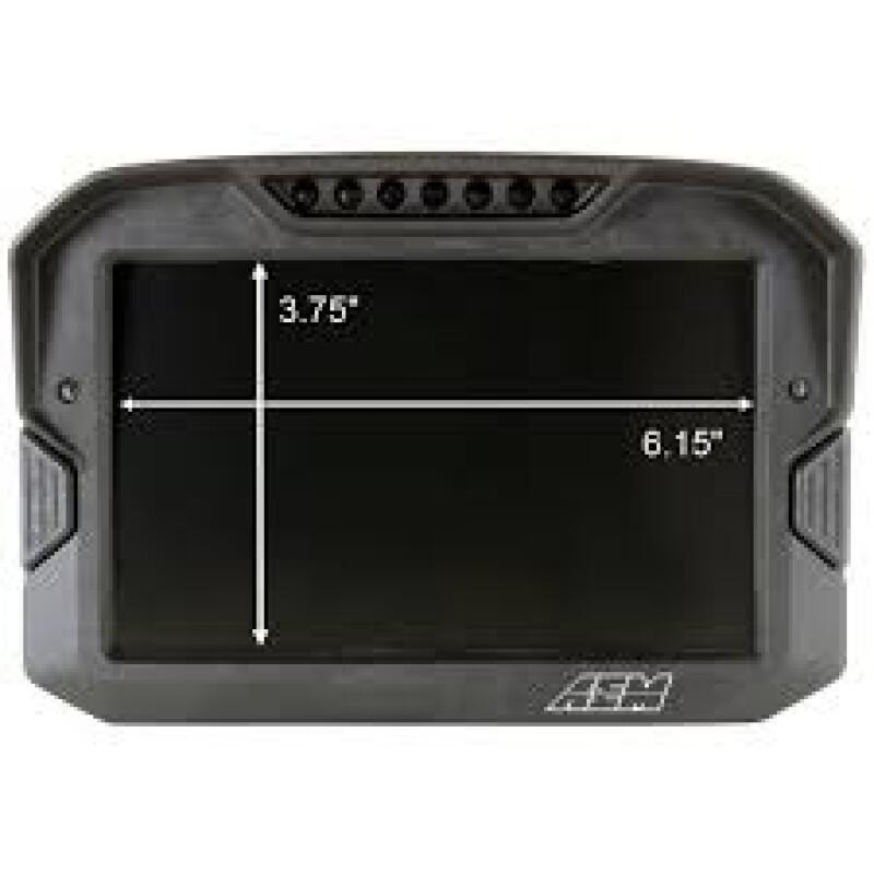 AEM CD-7 Logging GPS Enabled Race Dash Carbon Fiber Digital Display w/o VDM (CAN Input Only) - 30-5703