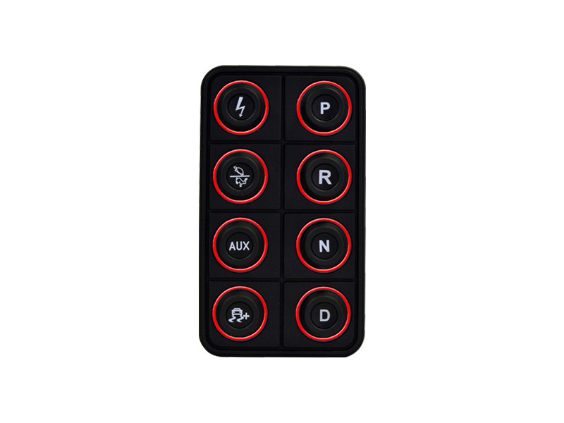AEM EV 8 Button Keypad CAN Based Programmable Backlighting - 30-8400