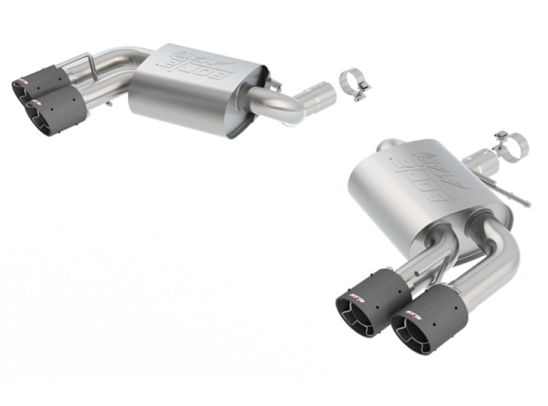 Borla Atak Axleback Exhaust w. Quad CF Tips - 16-24 Chevrolet Camaro SS