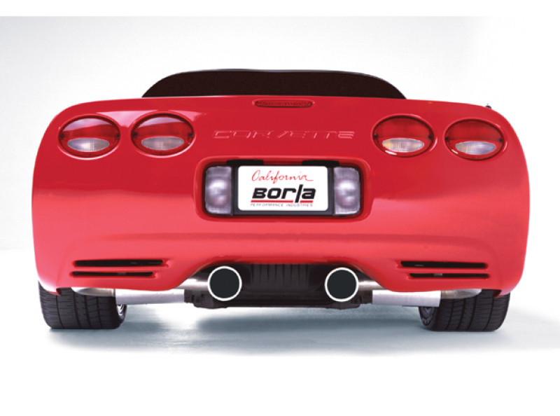 Borla S-Type Axleback Exhaust - 97-04 Corvette C5 Base / Z06