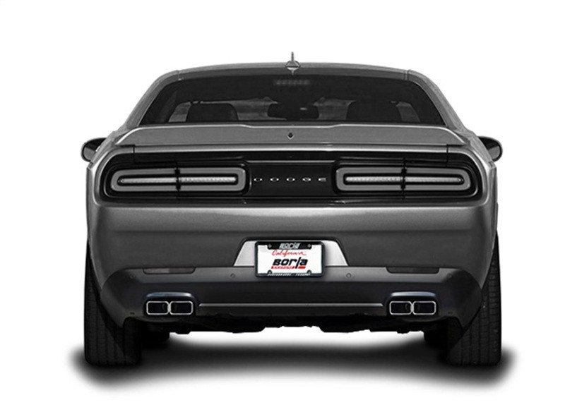 Borla 15-16 Dodge Challenger R/T 5.7L Dual Rectangle Angle Cut Dual Split Rear Exit ATAK Exhaust - 140628