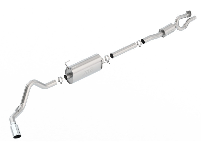 Borla S-Type Cat-Back 17-19 Ford F-250/350 Super Duty Side Exit Exhaust - 5in tip (Gas Only) - 140798