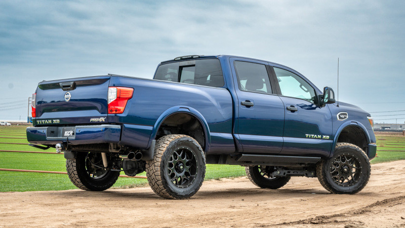 Borla 16-24 Nissan Titan XD S-Type Cat Back Exhaust - Black Chrome - 140946BC