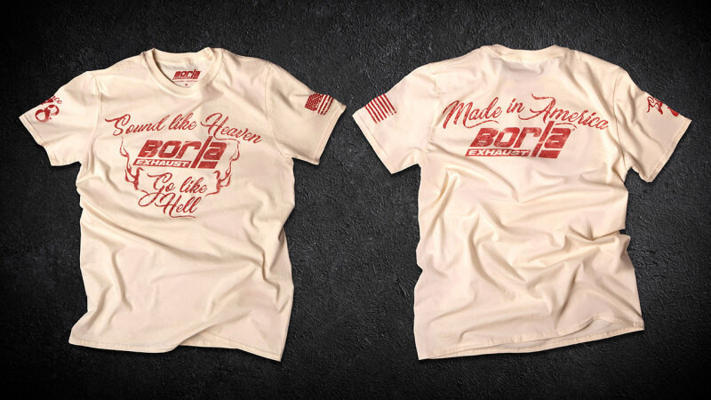 Borla Sound Like Heaven Go Like Hell T-Shirt Small - 21586