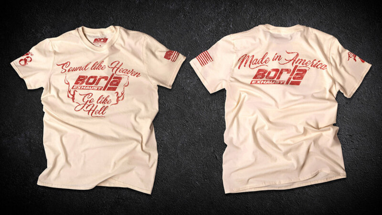 Borla Sound Like Heaven Go Like Hell T-Shirt Large - 21588