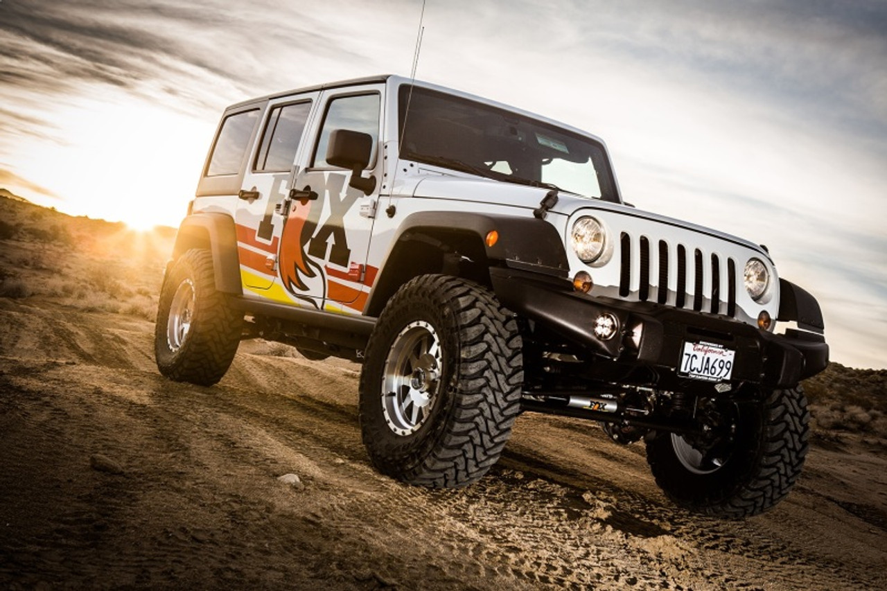 Fox 07+ Jeep JK 2.0 Performance Series 10.6in. Smooth Body IFP Rear Shock (Alum) / 4-6in Lift - 980-24-642