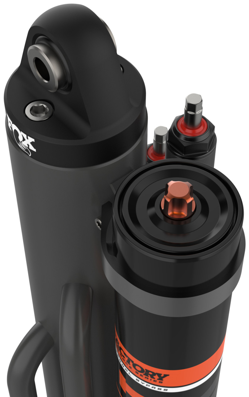 Fox 3.0 Factory Race 1in Shaft 4-Tube External Bypass 16in Piggyback Shock Short Course - Right - 981-30-423-R