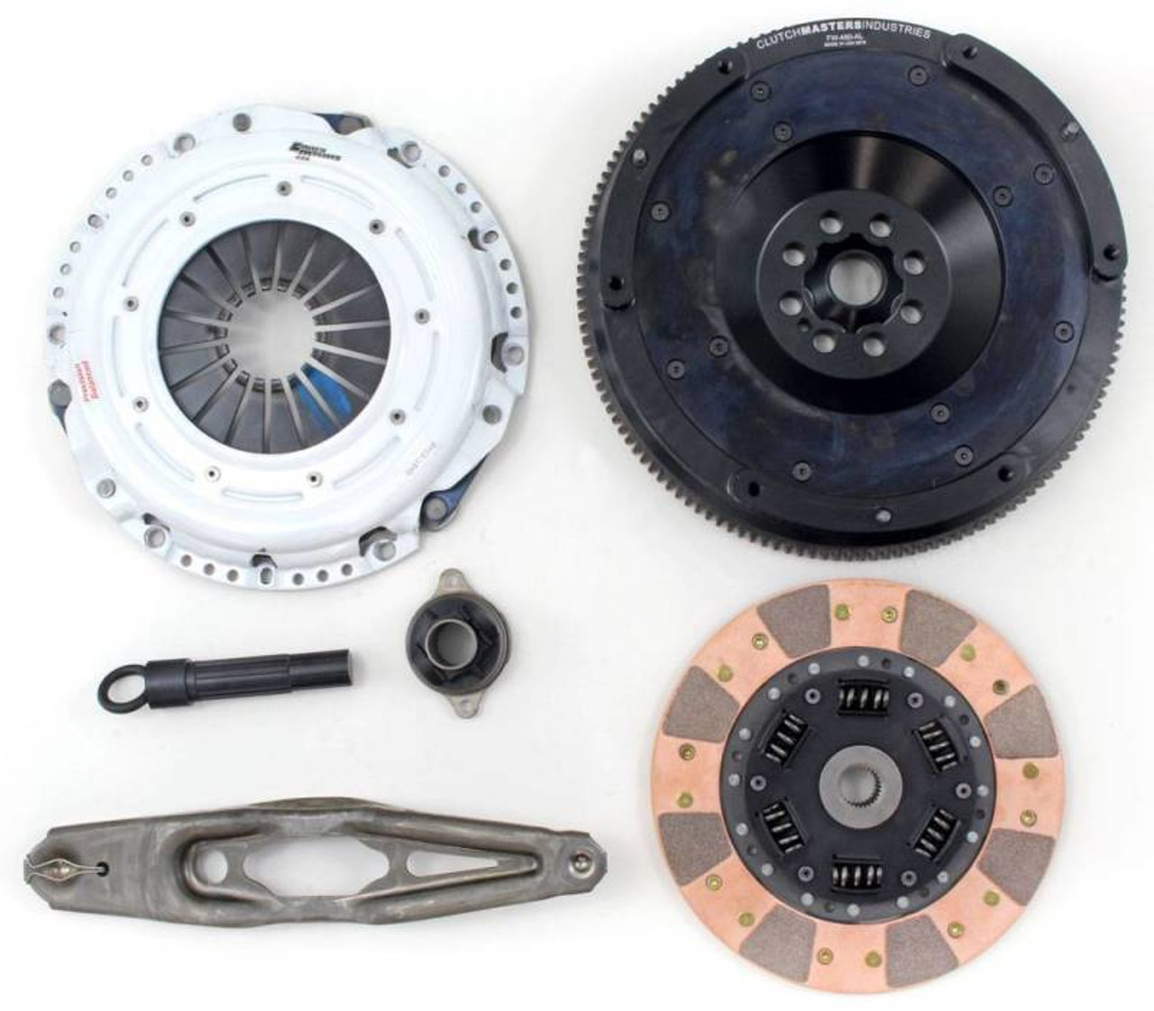 Clutch Masters 14-19 Mini Cooper 1.5L Turbo FX400 8-Puck Clutch Kit w/ Aluminum Flywheel - 03465-HDCL-AK