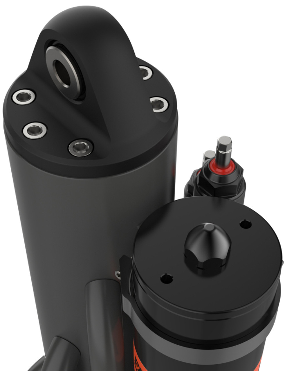 FOX 4.4 X 18in External Bypass (5 Tube) Piggyback Shock - (CUSTOM) - 981-44-403-C