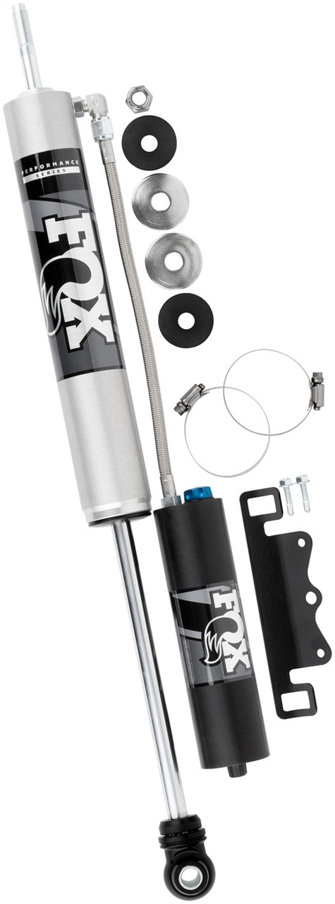 Fox 2005+ Ford Super Duty 2.0 Perf Series 9.6in Smooth Body Remote Res. Front Shock - CD Adj - 985-26-162