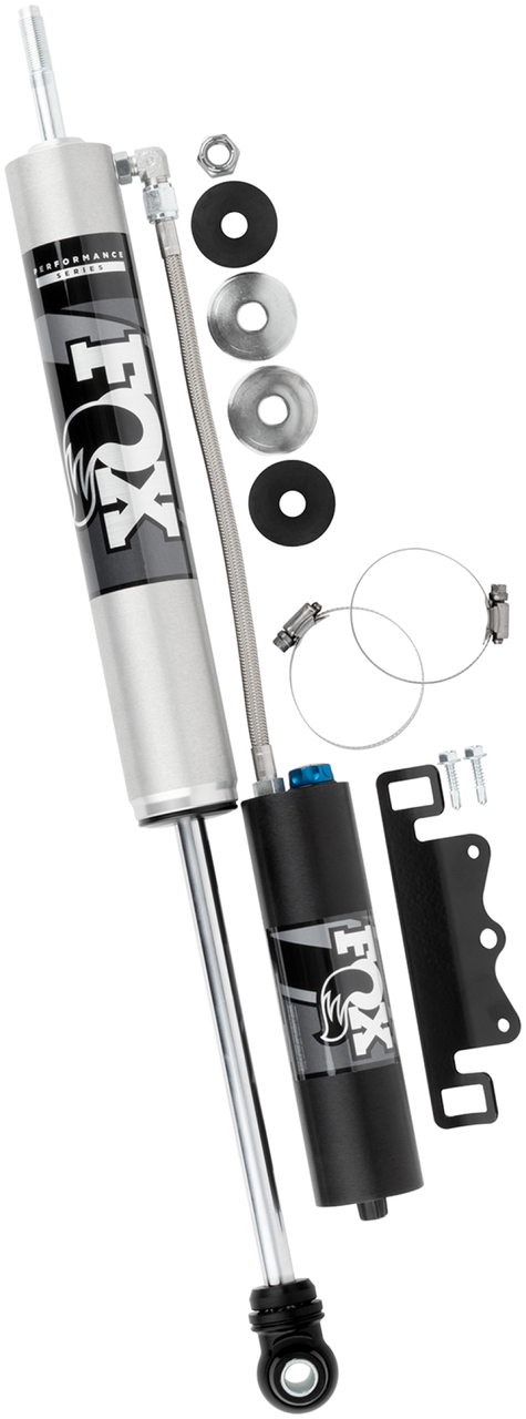 Fox 2005+ Ford Super Duty 2.0 Perf Series 9.6in Smooth Body Remote Res. Front Shock - CD Adj - 985-26-162