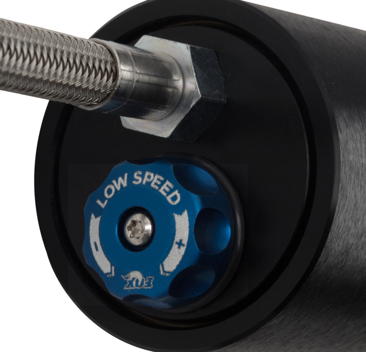 Fox 88+ Nissan Patrol Y60 & Y61 2.0 Perf Series Frt Remote Reservoir Shock 0-1.5in Lift CD Adjuster - 985-26-223