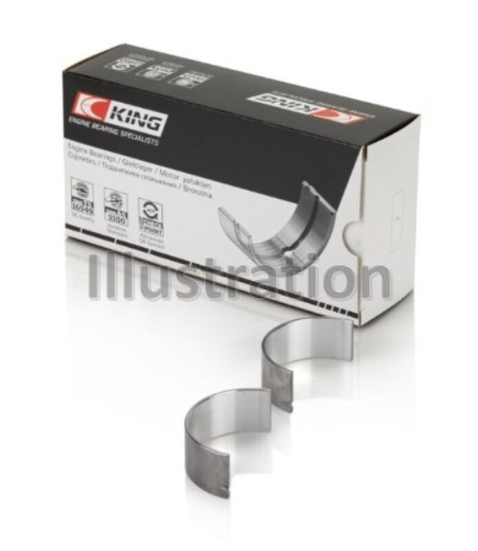 King 03-15 Dodge Cummins Diesel 5.9L L6 (Size STD) Cracked Rod Bearing (Must Order 6 for Set) - CR1305SI