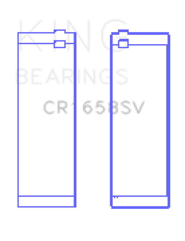 King Engine Bearings BMW N47 D20 A/N47S D20 D Sputter Replacement (Size +0.25mm) Conrod Bearing Set - CR1658SV0.25