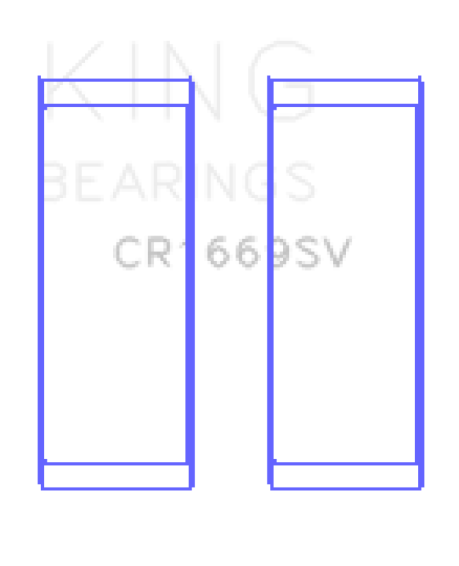 King Volkswagen AZV/CFAC/AWX (Size +0.50mm) Connecting Rod Bearing Set - CR1669SV0.5